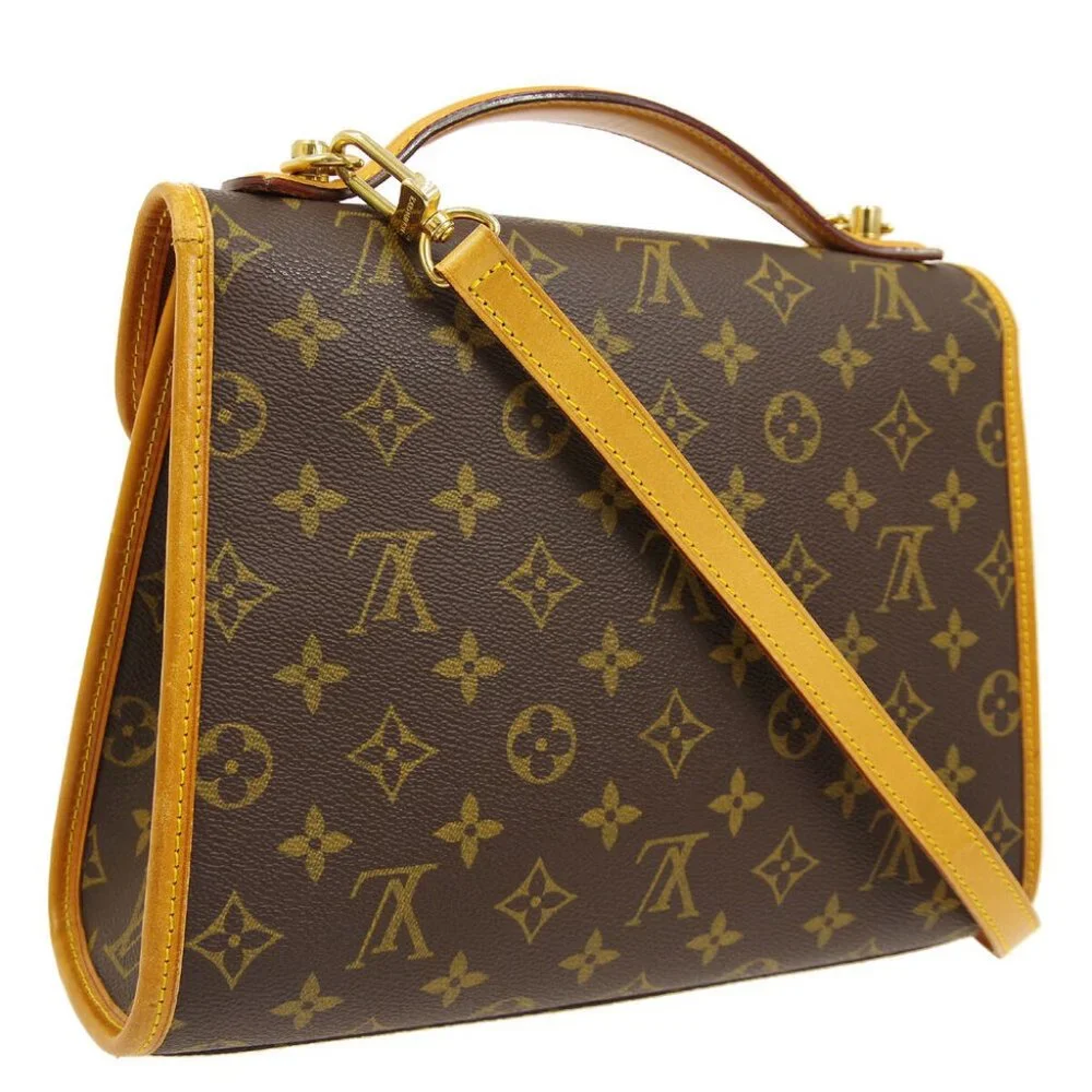 Authentic LOUIS VUITTON BEL AIR 2WAY BUSINESS HAND BAG MI0030 MONOGRAM - Picture 2 of 12